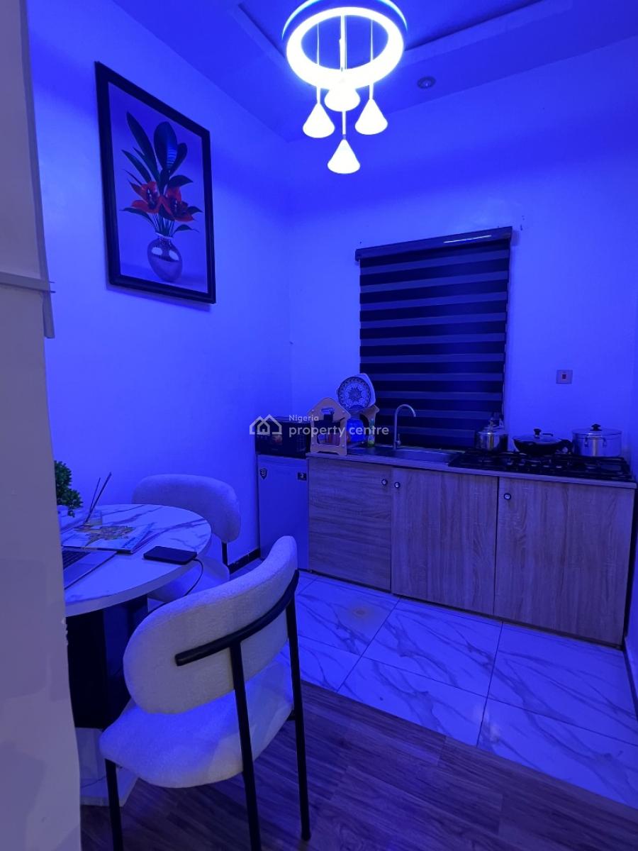 One Bedroom Fully Furnished Apartment, Block a House 7 River Stone Estates, Royal Pine Gate 1, Orchid Road, Lekki, Lagos, Mini Flat (room and Parlour) Short Let