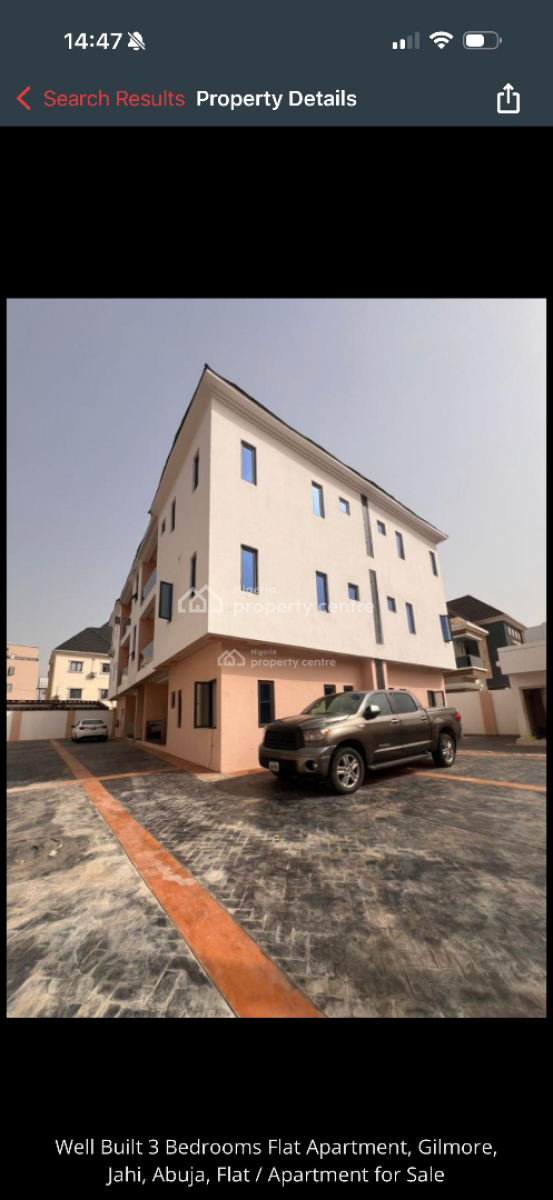 Brand New 3 Bedroom Apartment, By Gilmor, Jahi, Abuja, Flat / Apartment for Sale