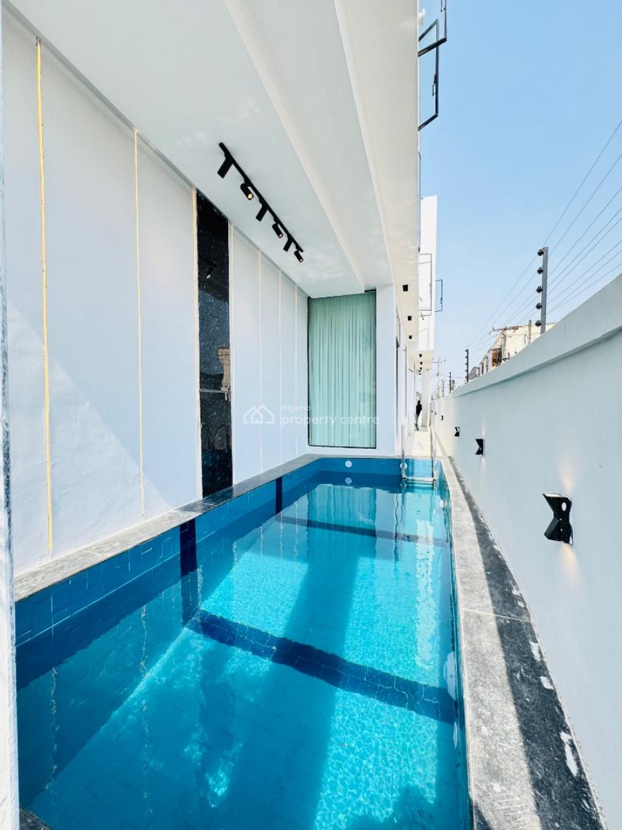 Smart 5 Bedroom Fully Detached Duplex+ Bq & Pool, in a Great and Secured Estate in Ikota, Ikota, Lekki, Lagos, Detached Duplex for Sale