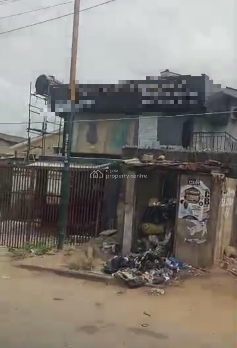 Lease:  a Block of Four Bedroom Duplex with 2 Units of 2 Bedroom Flat, Masha, Surulere, Lagos, Detached Duplex for Rent