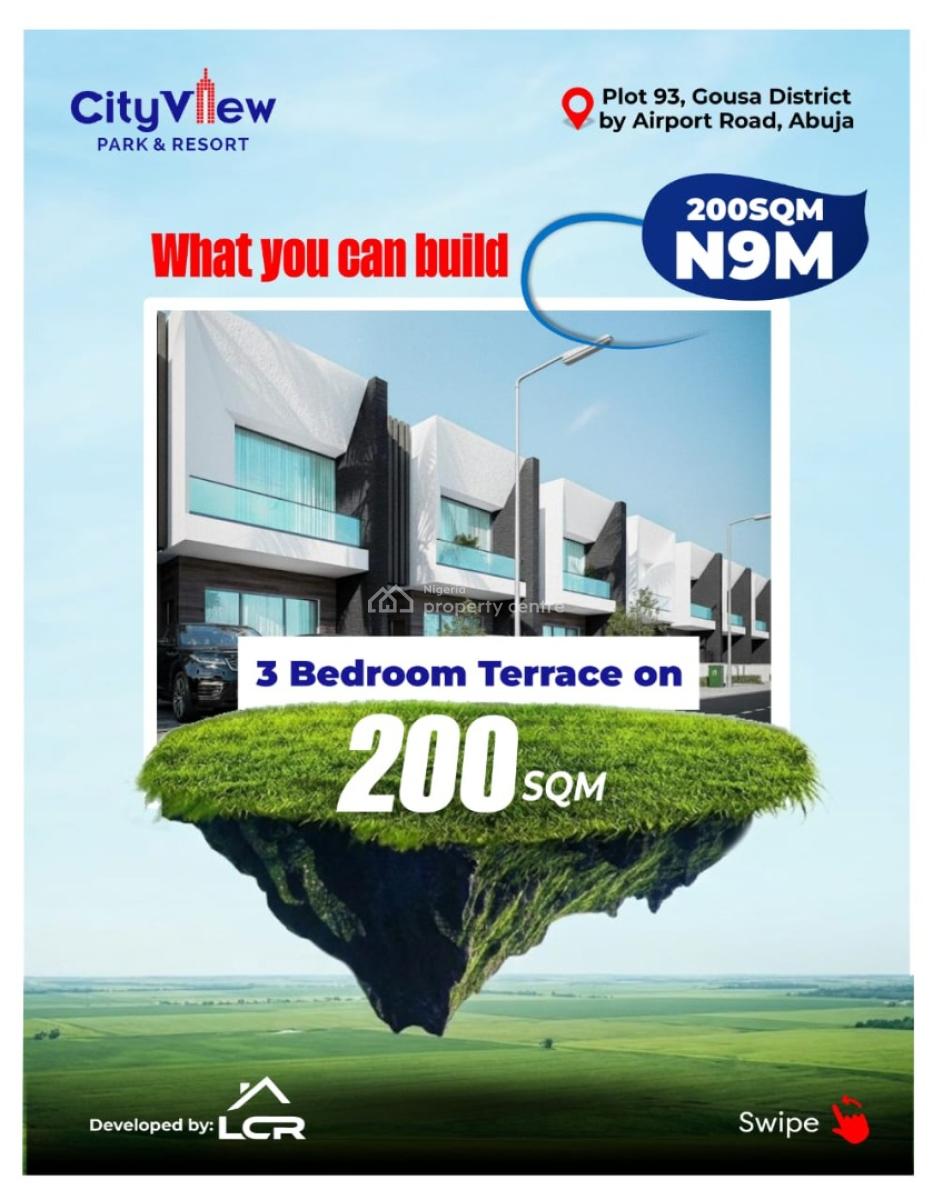 Own a Buy and Build Land with Fcda R of O, City View Park & Resort, Gousa District, Central Business District, Abuja, Residential Land for Sale
