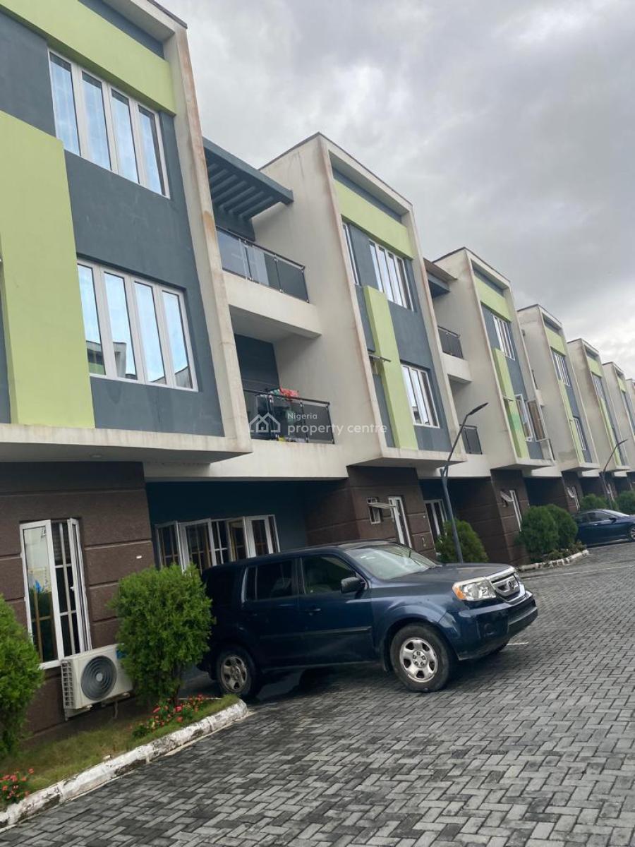 Well Deserving 5 Bedroom Terrace Town House Tastefully Built, Secured Place, Ikate, Lekki, Lagos, Terraced Duplex for Sale