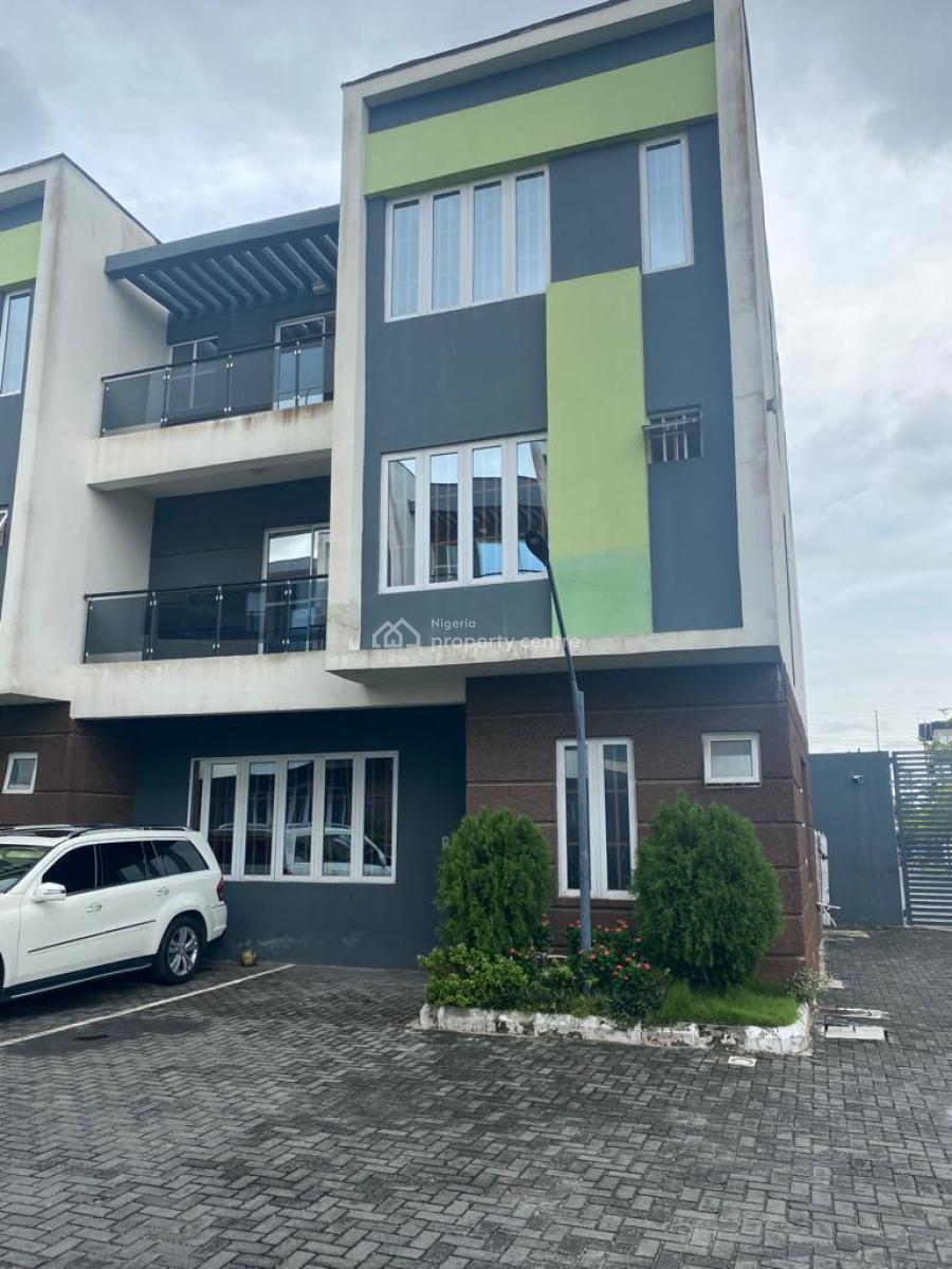 Well Deserving 5 Bedroom Terrace Town House Tastefully Built, Secured Place, Ikate, Lekki, Lagos, Terraced Duplex for Sale