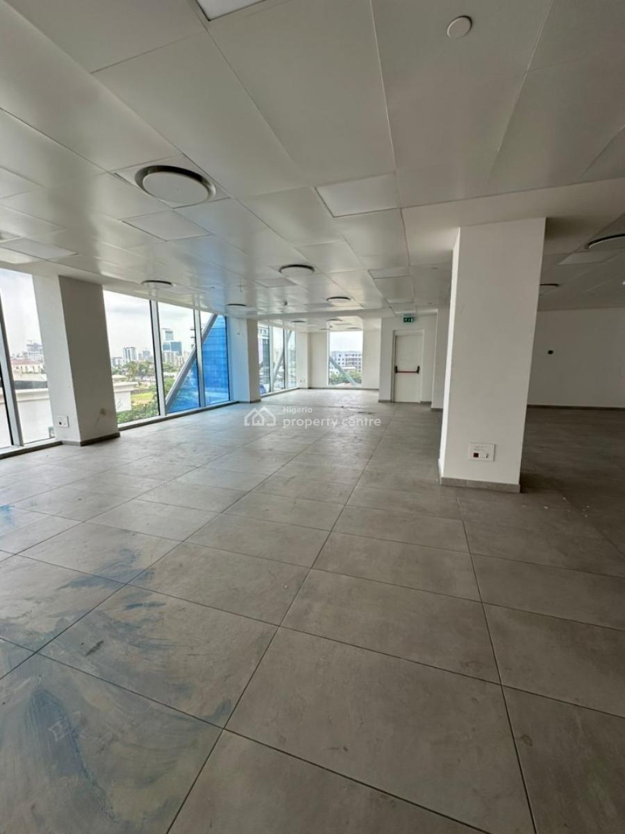 Fully Serviced Clean Office Spaces (1215sqm) on The 5th Floor, Victoria Island (vi), Lagos, Office Space for Rent