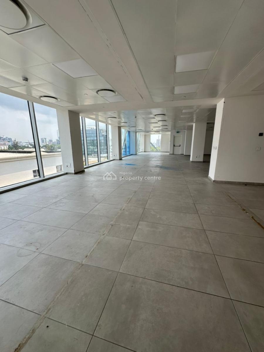 Fully Serviced Clean Office Spaces (1215sqm) on The 5th Floor, Victoria Island (vi), Lagos, Office Space for Rent