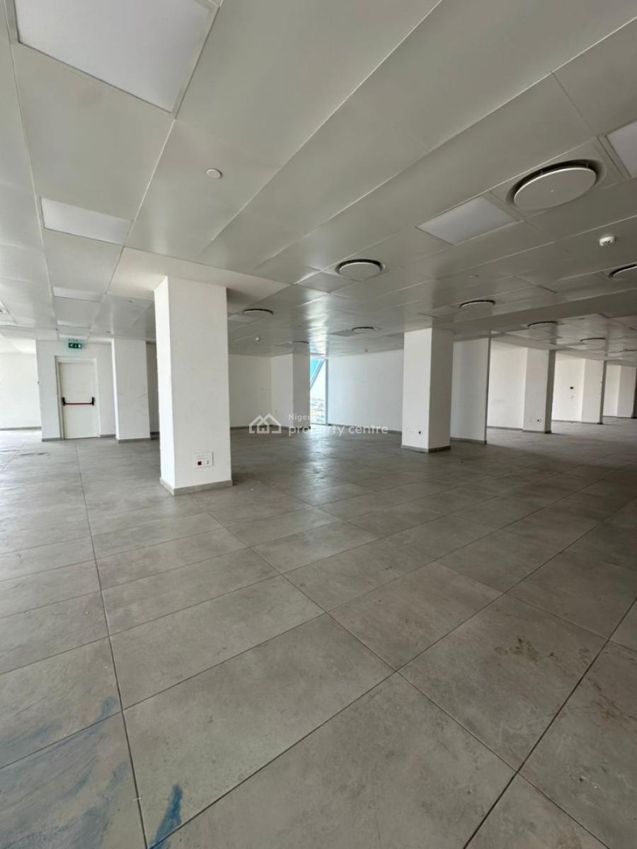 Fully Serviced Clean Office Spaces (1215sqm) on The 5th Floor, Victoria Island (vi), Lagos, Office Space for Rent
