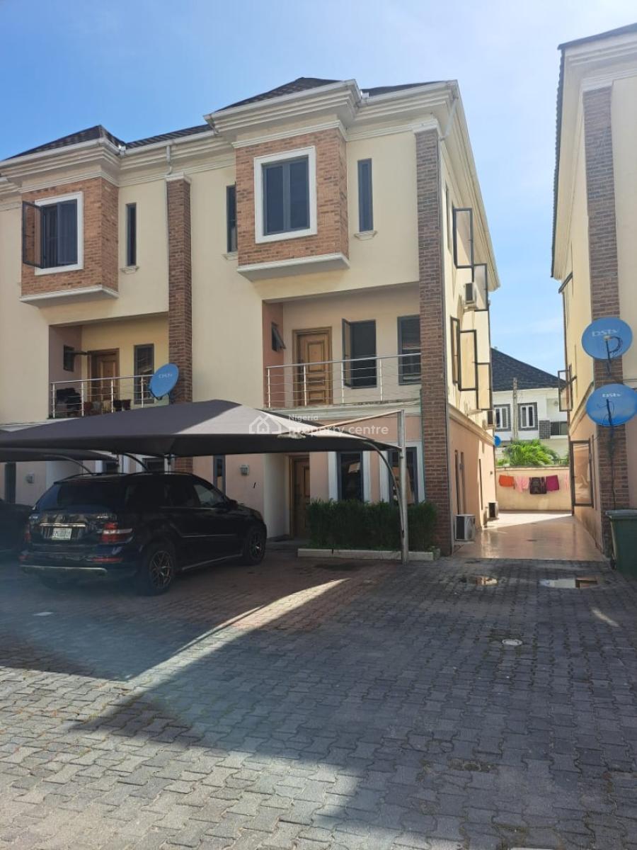 4 Bedroom Terrace Duplex, Chevron Alternative, Lekki, Lagos, Terraced Duplex for Rent