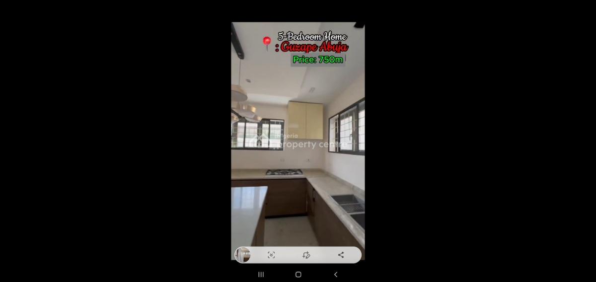 a Luxurious 5 Bedroom Corner Piece with a Bq and a Penthouse, Street1, Asokoro District, Abuja, Semi-detached Duplex for Sale