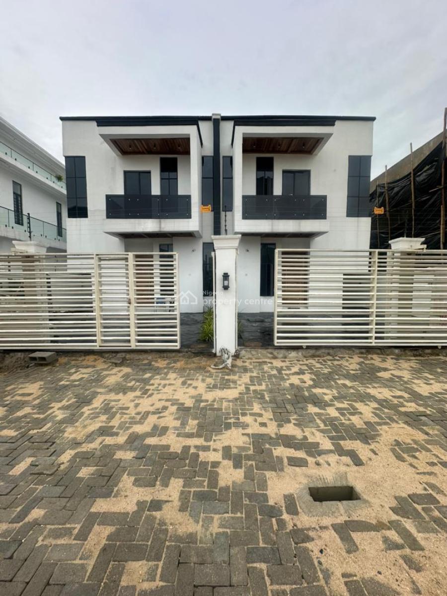 Most Affordable 4 Bedroom Semi Detached Duplex with Bq Suite for Inves, Chevron Lekki Lagos, Lekki, Lagos, Semi-detached Duplex for Sale