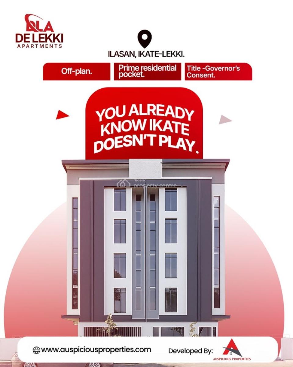 Luxury 2 Bedroom Apartments with Cofo, De Lekki Apartment, 13, Yemi Adetayo Link Road, Ilasan, Ikate, Lekki, Lagos, Flat / Apartment for Sale