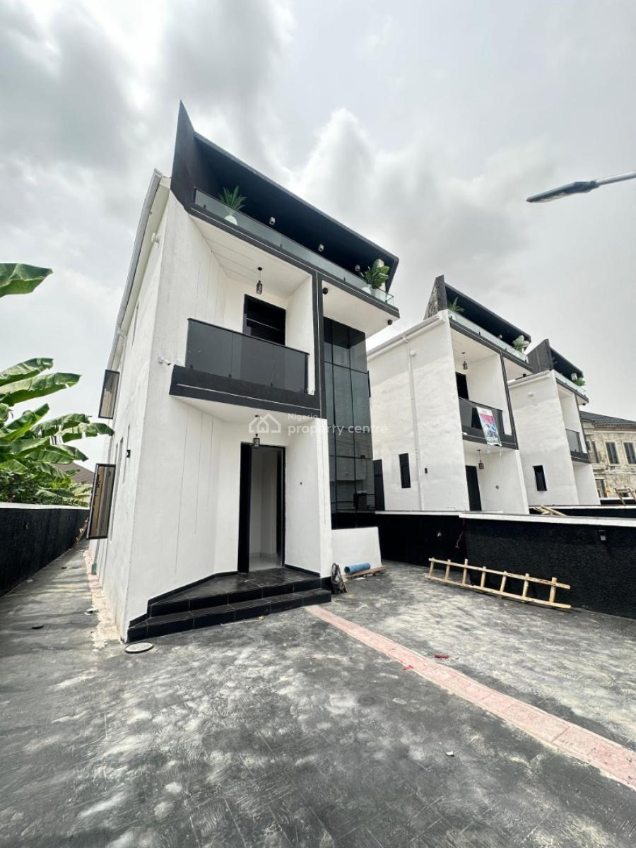 Massive 5 Bedrooms Duplex with a Bq and a Well Detailed Finishing, Ajah, Lagos, Detached Duplex for Sale