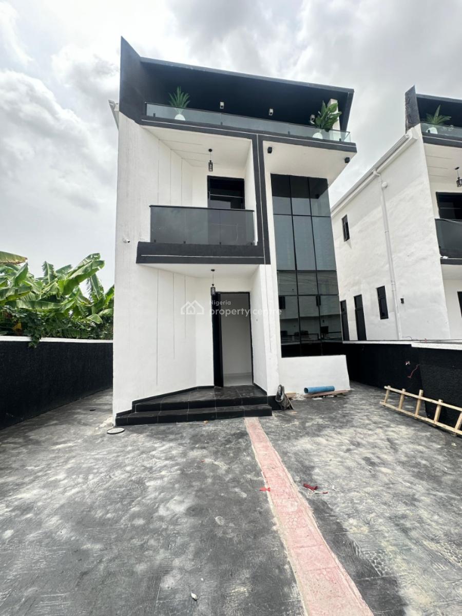 Massive 5 Bedrooms Duplex with a Bq and a Well Detailed Finishing, Ajah, Lagos, Detached Duplex for Sale