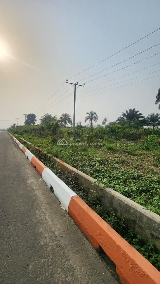 a Fantastic Parcel of Land, Along Airport Road By Airport Junction, Uyo, Akwa Ibom, Commercial Land for Sale