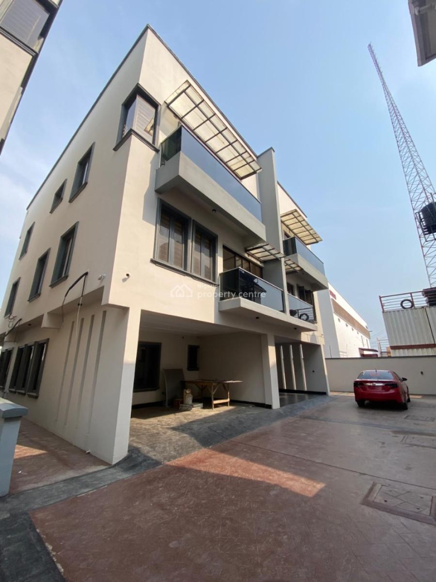 4 Bedroom Semi-detached Duplex  with 2 Rooms Bq, Ikate, Lekki, Lagos, Semi-detached Duplex for Sale