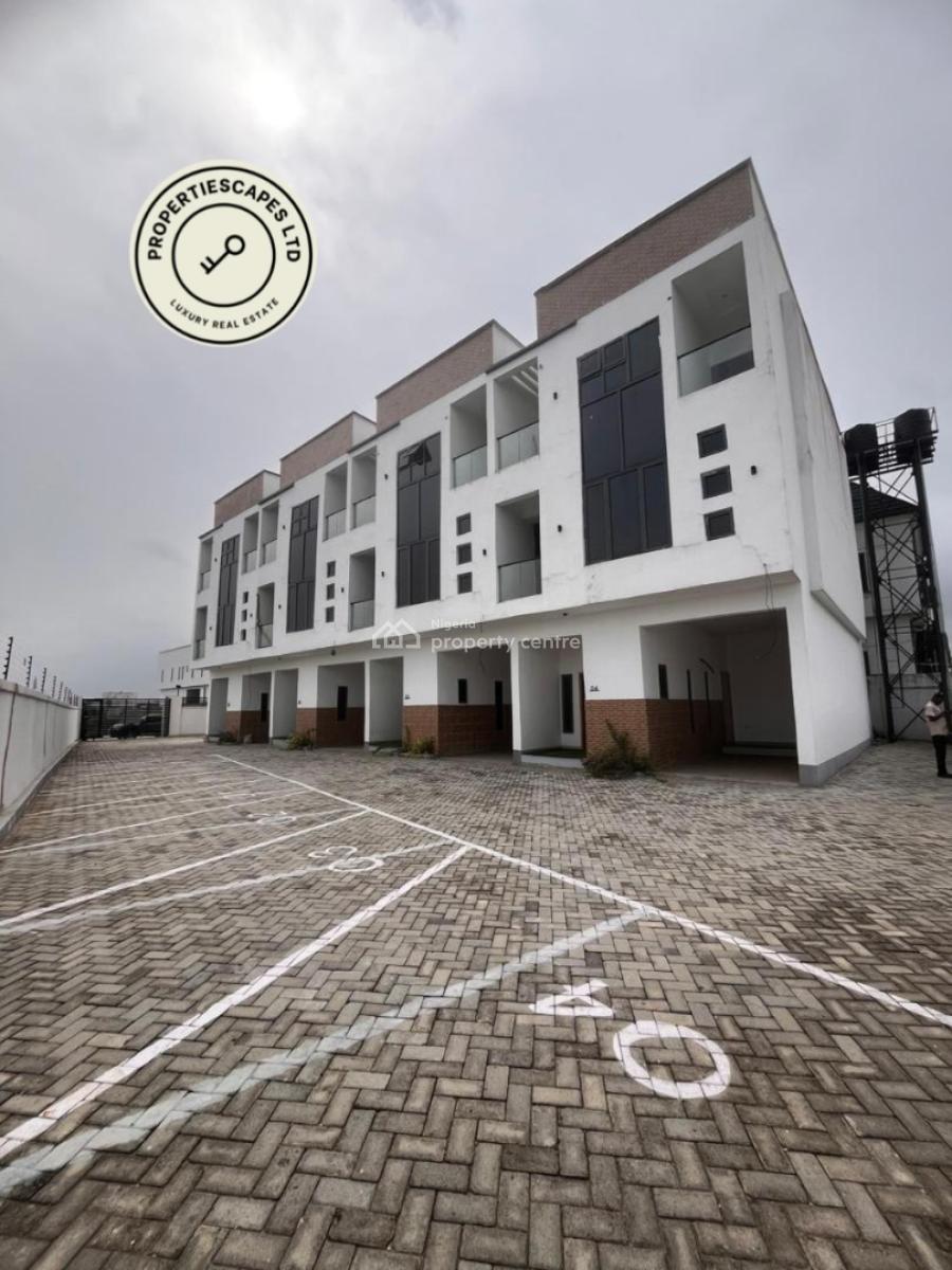 a Lovely 4 Bedroom Terrace, Chevron, Lekki, Lagos, House for Sale