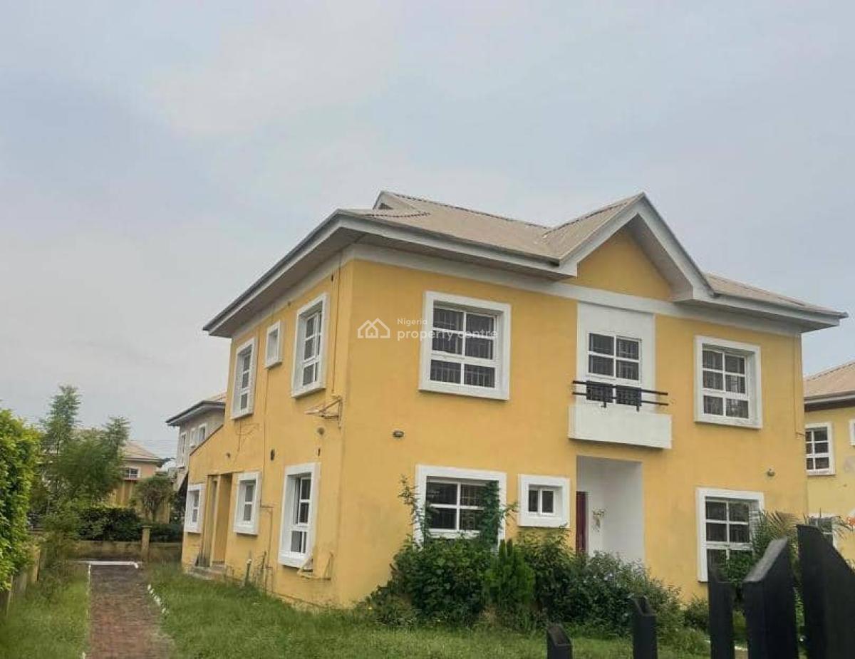 4 Bedrooms Fully Detached Duplex with Bq, 24 Hours Light, Northern Foreshore Estate, Chevron, Lekki, Lagos, Detached Duplex for Rent