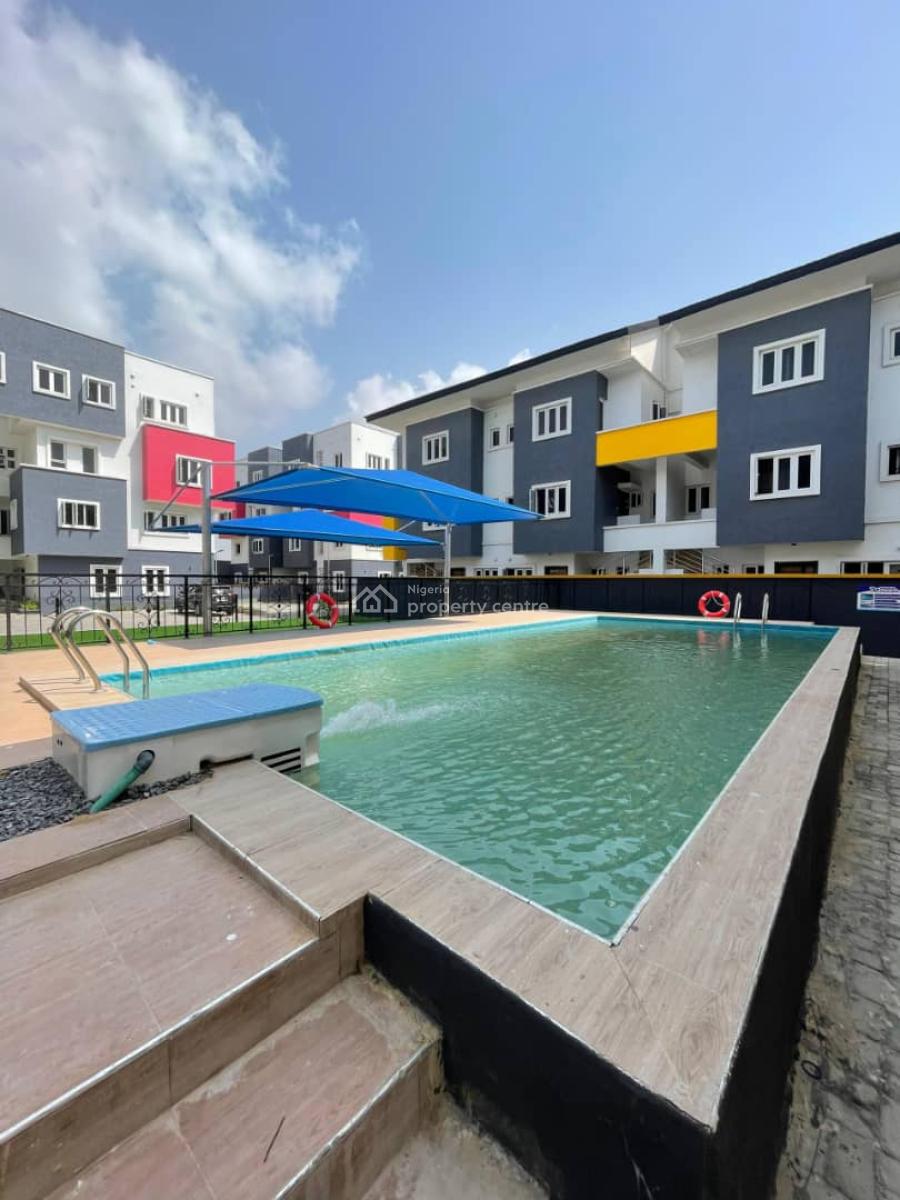 Fully Serviced 3 Bedroom Terrace Duplex with a Bq, Ikate, Lekki, Lagos, Terraced Duplex for Rent