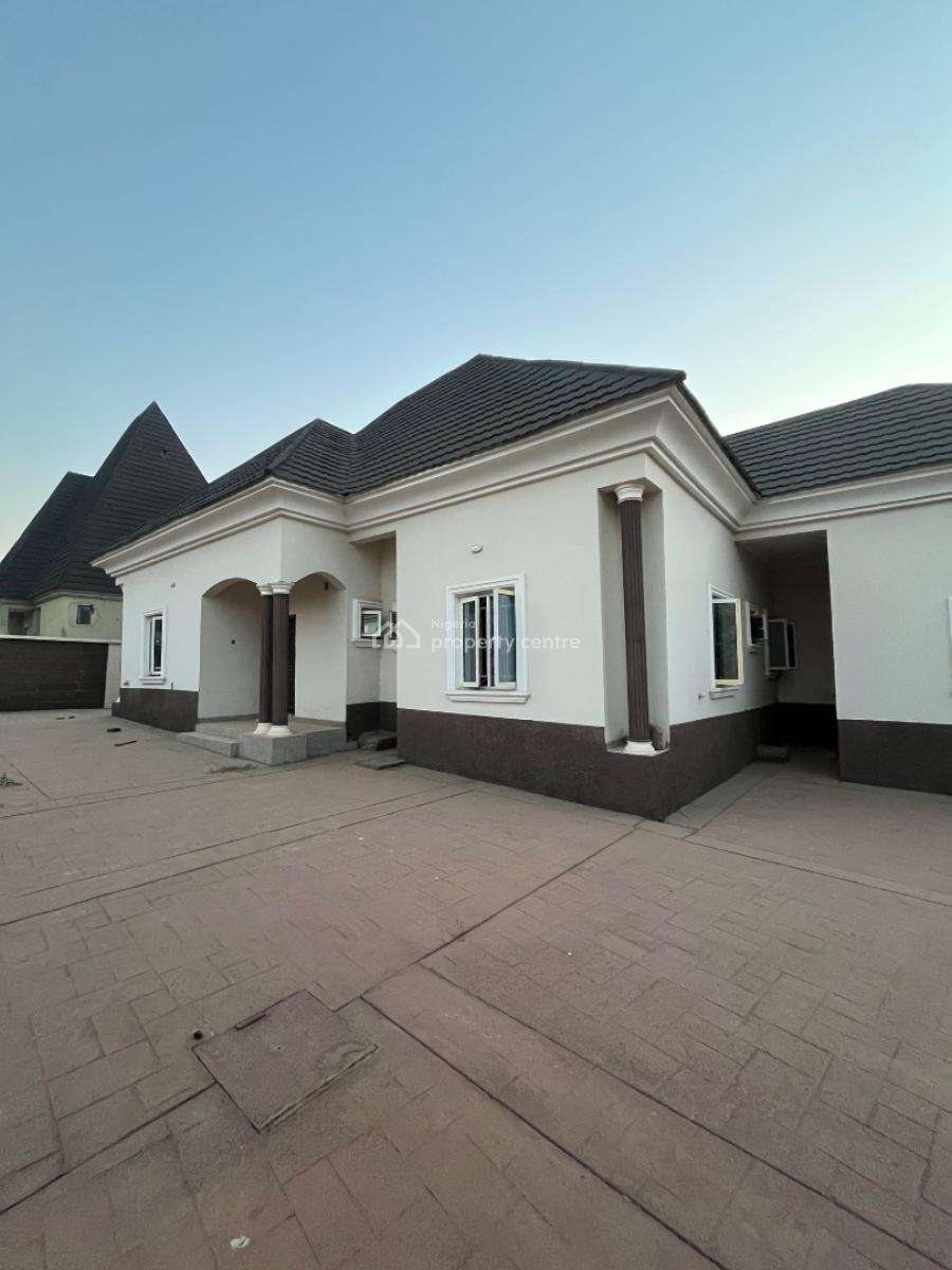 Newly Built 3 Bedroom Bungalow with Bq Self Compound, Inside a Well Secured Estate Along Apo Cedercrest Hospital Road, Apo, Abuja, Detached Bungalow for Rent