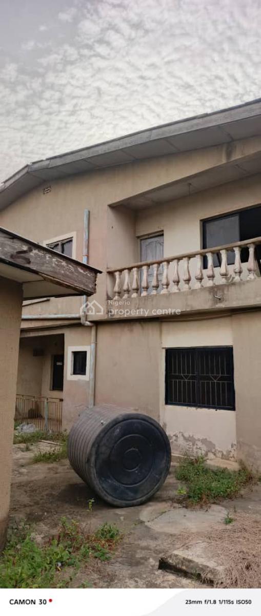 Solid Built Block of Flats + 3 Bedroom Bungalow at The Rear, Ipaja, Lagos, Block of Flats for Sale