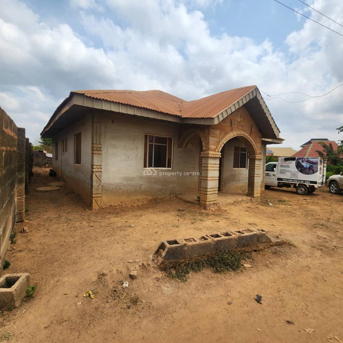 2 Bedroom Bungalow, Omi Adio Train Terminal, Omi Adio, Ibadan, Oyo, Semi-detached Bungalow for Sale