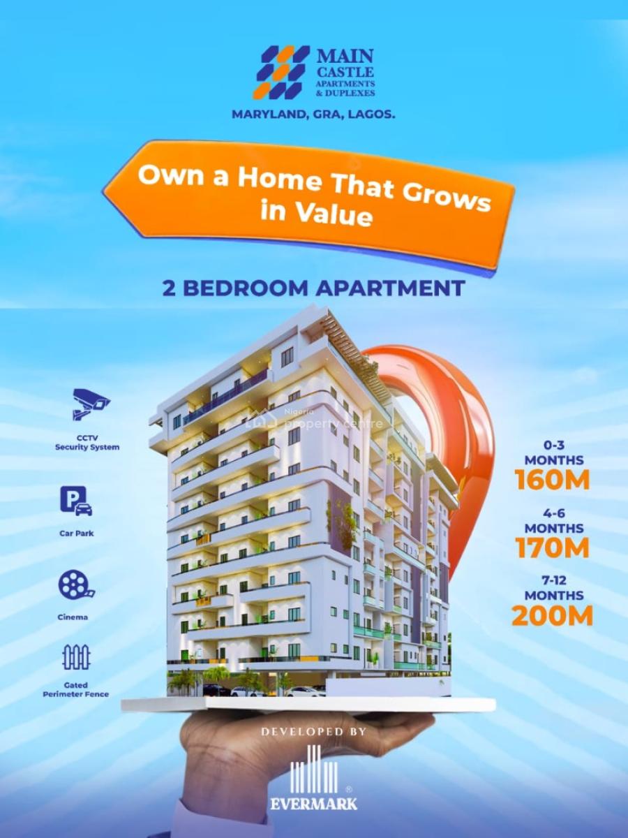 Hottest Luxury 3 Bedroom Apartment with Bq on The Mainland, Main Castle Apartment,no 4, Iya Oloye Crescent, Ikeja, Maryland, Lagos, Flat / Apartment for Sale