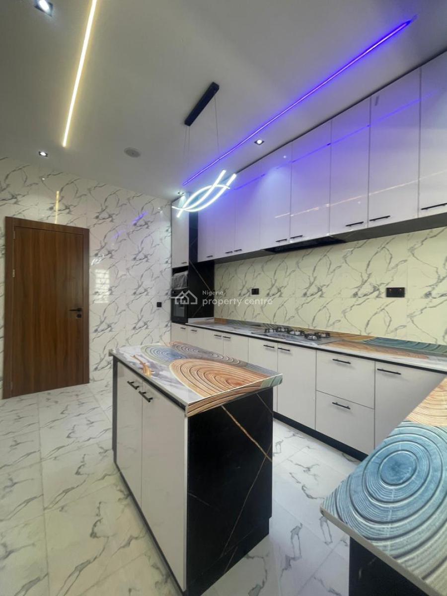 Luxury 4 Bedroom Fully Detached Duplex with Tiled Compound Floor & Bq, Ajah, Lagos, Detached Duplex for Sale