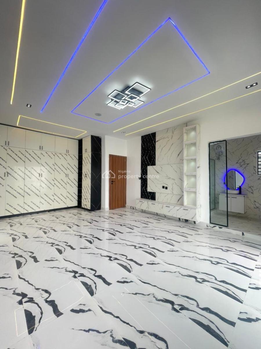 Luxury 4 Bedroom Fully Detached Duplex with Tiled Compound Floor & Bq, Ajah, Lagos, Detached Duplex for Sale