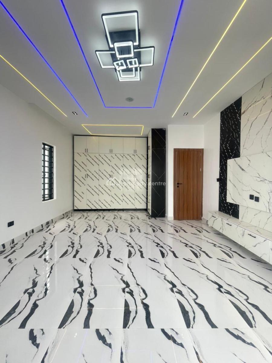 Luxury 4 Bedroom Fully Detached Duplex with Tiled Compound Floor & Bq, Ajah, Lagos, Detached Duplex for Sale