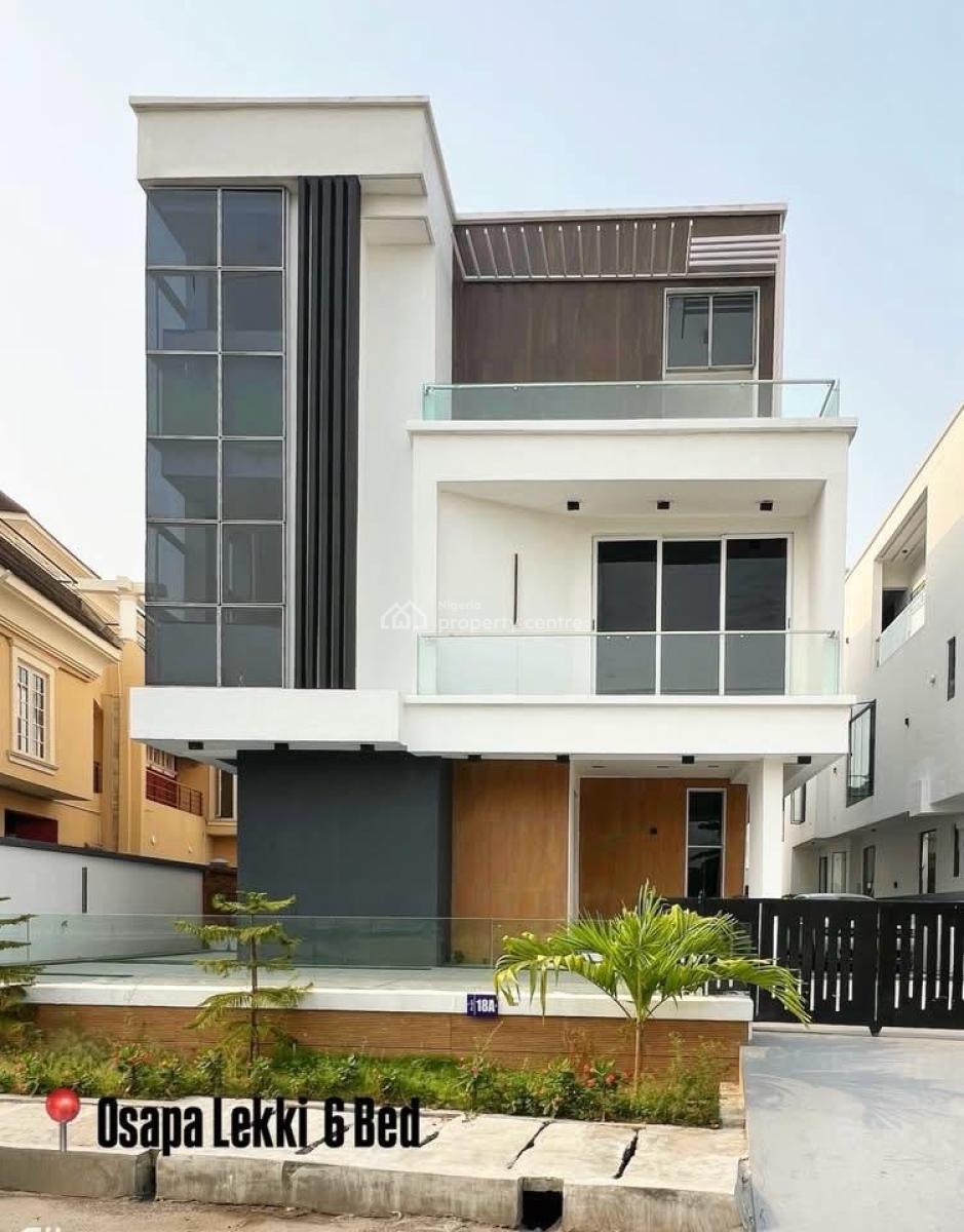 6 Bedroom Fully Detached Home with Swimming Pool, Osapa, Lekki, Lagos, Detached Duplex for Sale