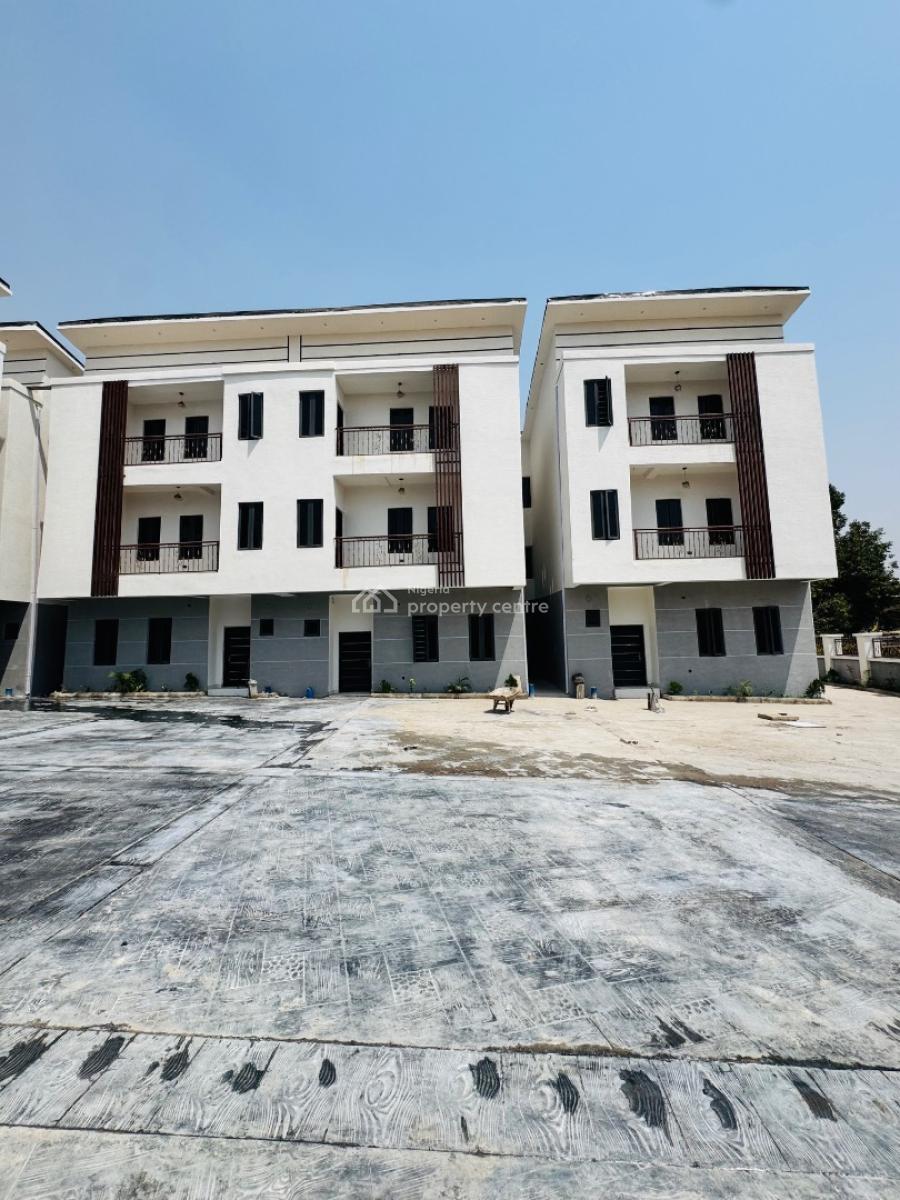 Modern, Elevated, Upscale 4 Bedroom Townhomes with Bq, Off Obafemi Awolowo Way, Utako, Abuja, Terraced Duplex for Sale