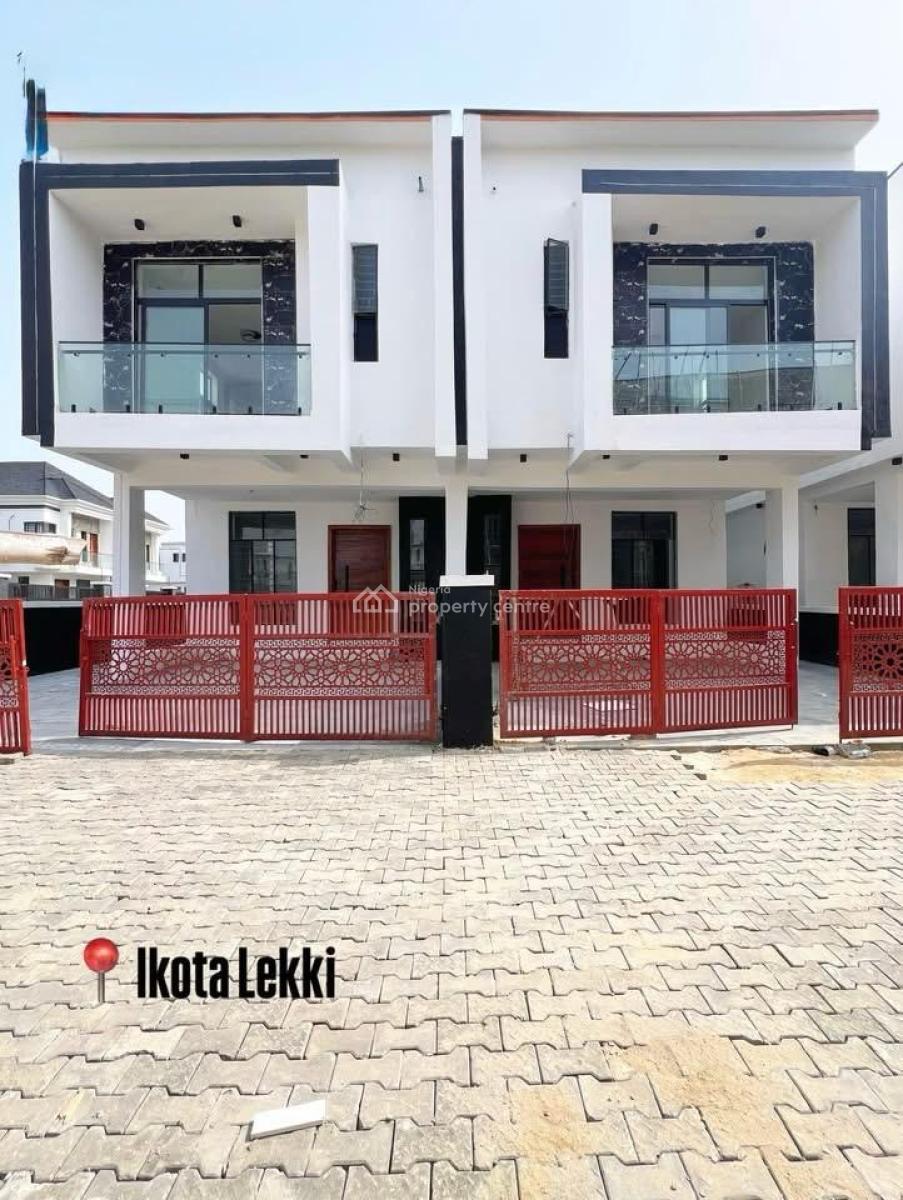 4 Bedroom Semi-detached Duplex, Ikota, Lekki, Lagos, Semi-detached Duplex for Sale