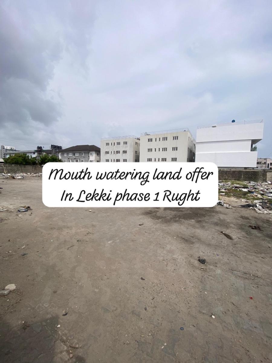 371.sqm Land, Lekki Right Close to Express, Lekki Phase 1, Lekki, Lagos, Mixed-use Land for Sale