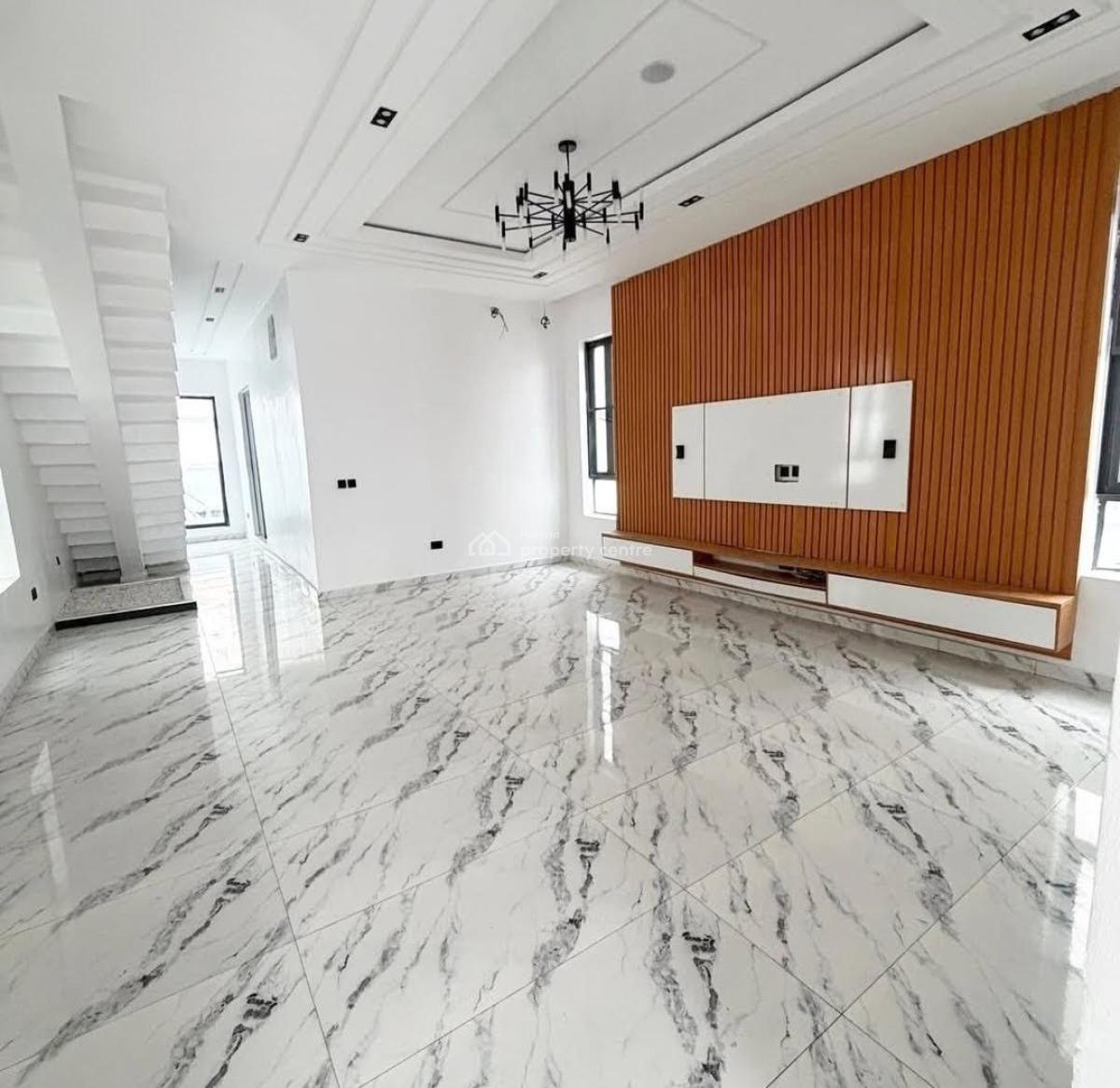 Newly Built 5 Bedroom Detached Duplex with Pool & Bq, Lekki Palm City, Addo Road, Jahi, Abuja, Detached Duplex for Sale