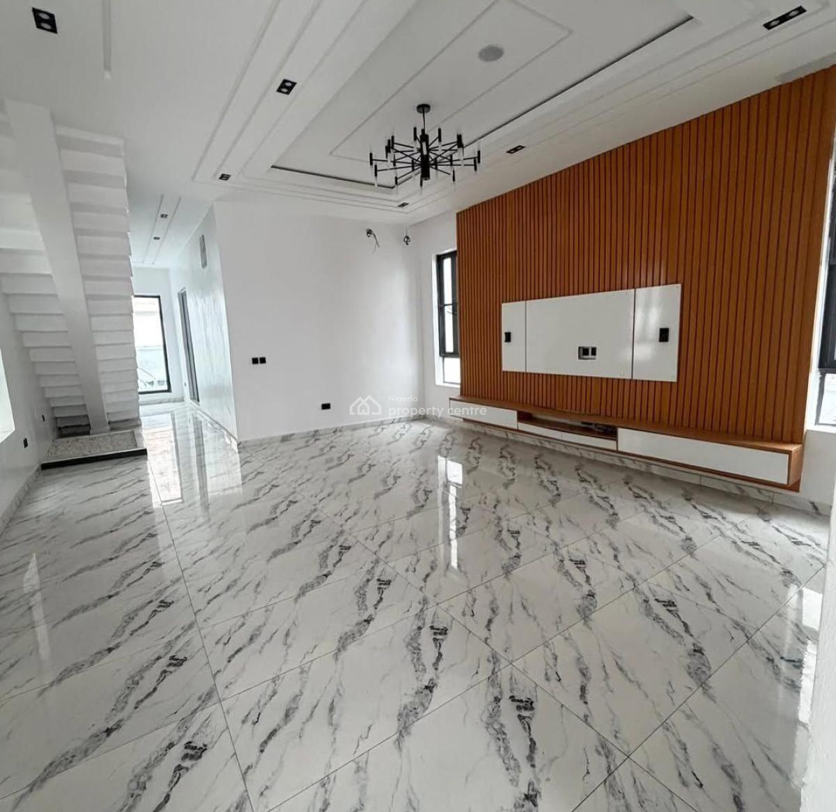 Newly Built 5 Bedroom Detached Duplex with Pool & Bq, Lekki Palm City, Addo Road, Jahi, Abuja, Detached Duplex for Sale