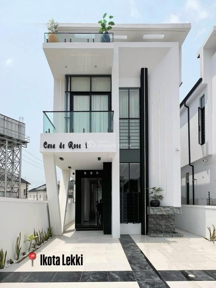 5 Bedroom Fully Detached Duplex with Swimming Pool & Bq, Ikota, Lekki, Lagos, Detached Duplex for Sale