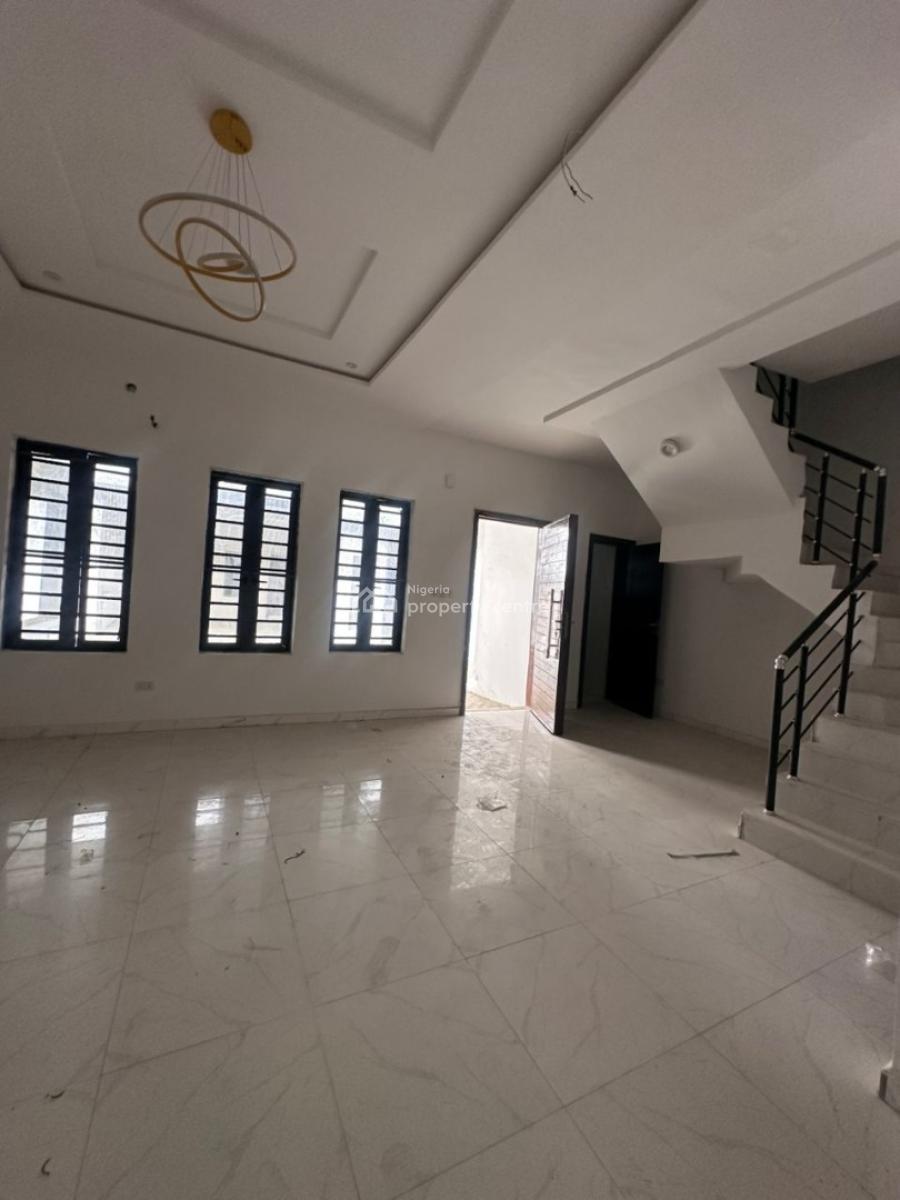 Luxury 4 Bedroom Terraced Duplex with Necessary Facilities, New Road Opposite Chevron, Lekki, Lagos, Terraced Duplex for Sale