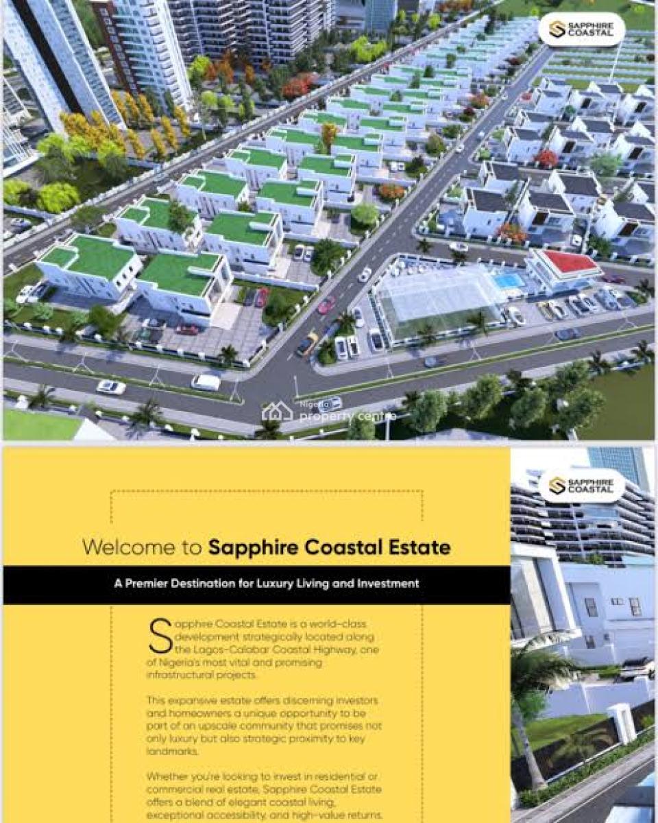 Own a Piece of Future Along Coastal Road with Cofo, Sapphire Coastal Estate, Lekki Coastal, Ibeju Lekki, Lagos, Mixed-use Land for Sale