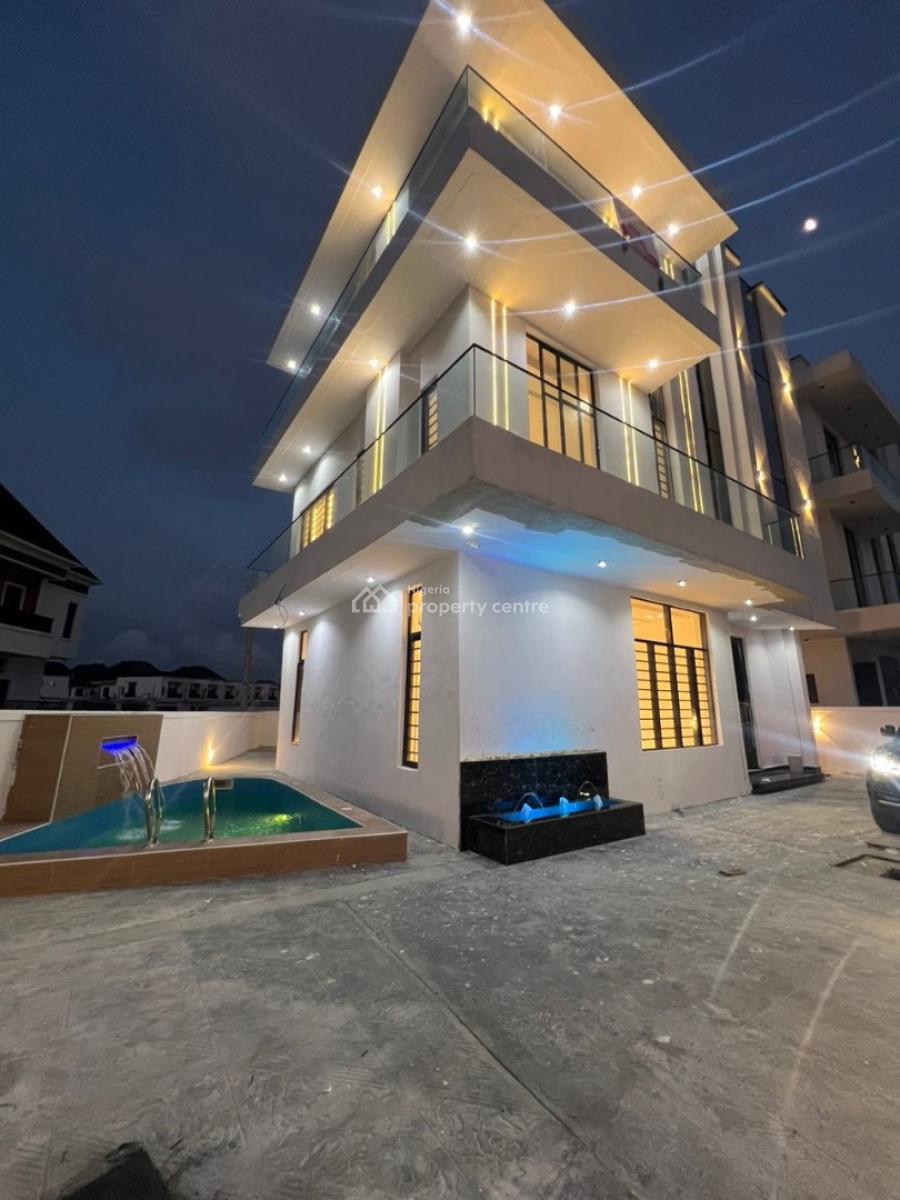 Newly Built and Well Finished 5 Bedroom Detached House, Royal Pine Estate, Off Orchid Road, Lekki, Lagos, Detached Duplex for Sale