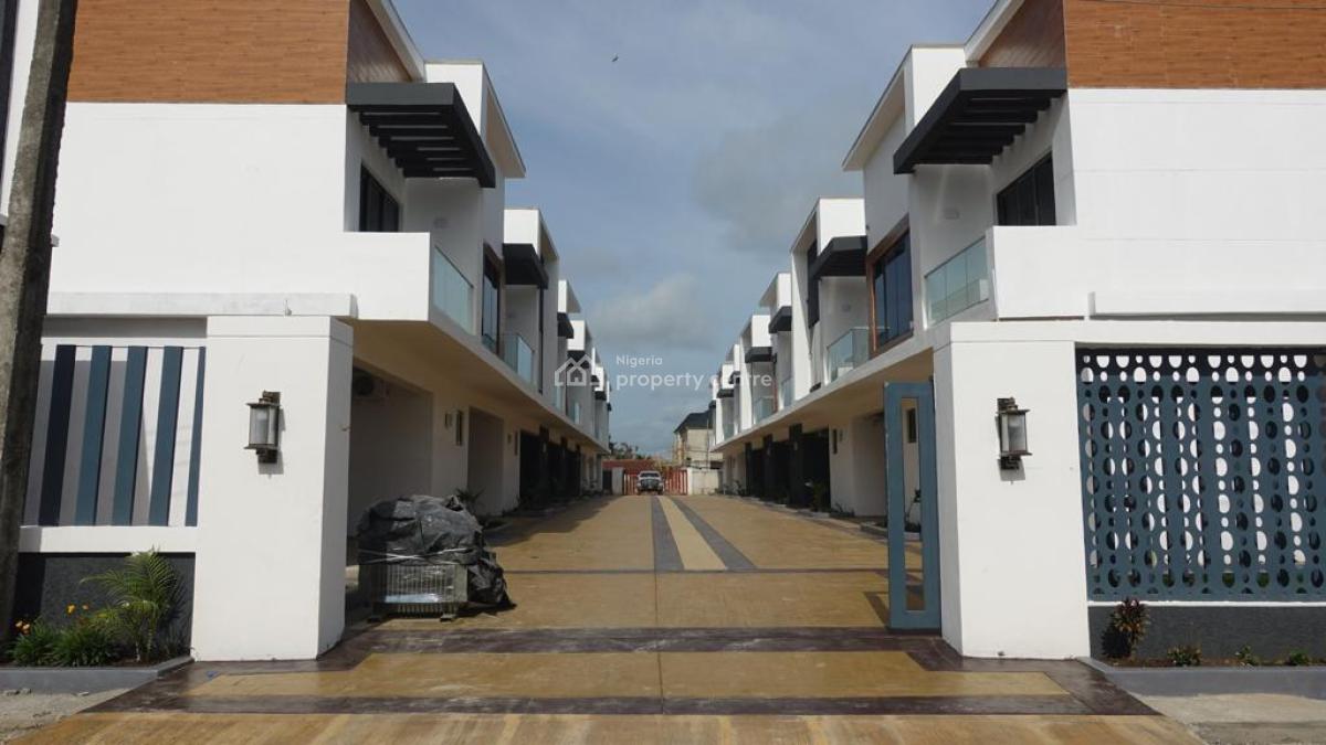 Luxury 4 Bedroom Terrace Duplex with Pool, Ogombo, Ajah, Lagos, Terraced Duplex for Rent