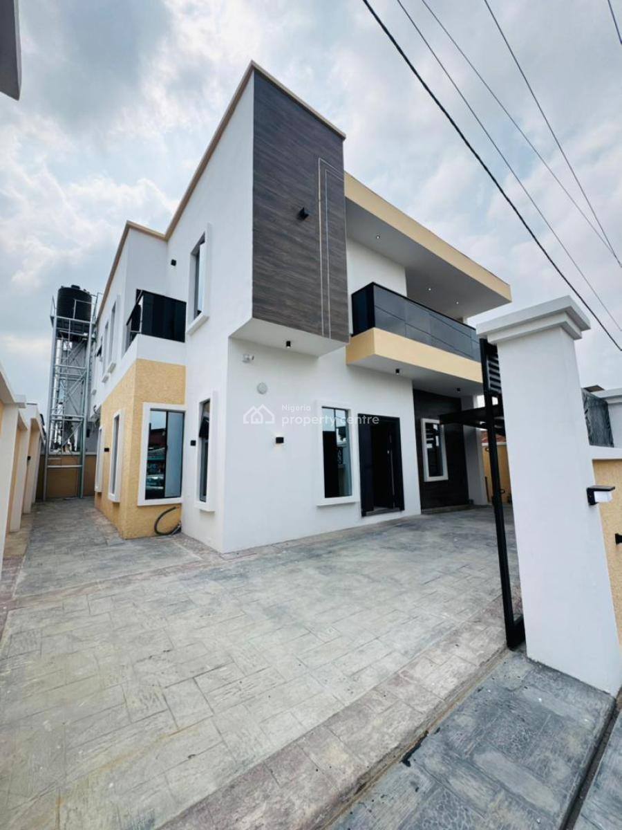 Stunning 4 Bedroom Detached Duplex with Bq in a Serene Location, Contemporary Detailed Home with Bq in a Secured Neighborhood, Ogba, Ikeja, Lagos, Detached Duplex for Sale