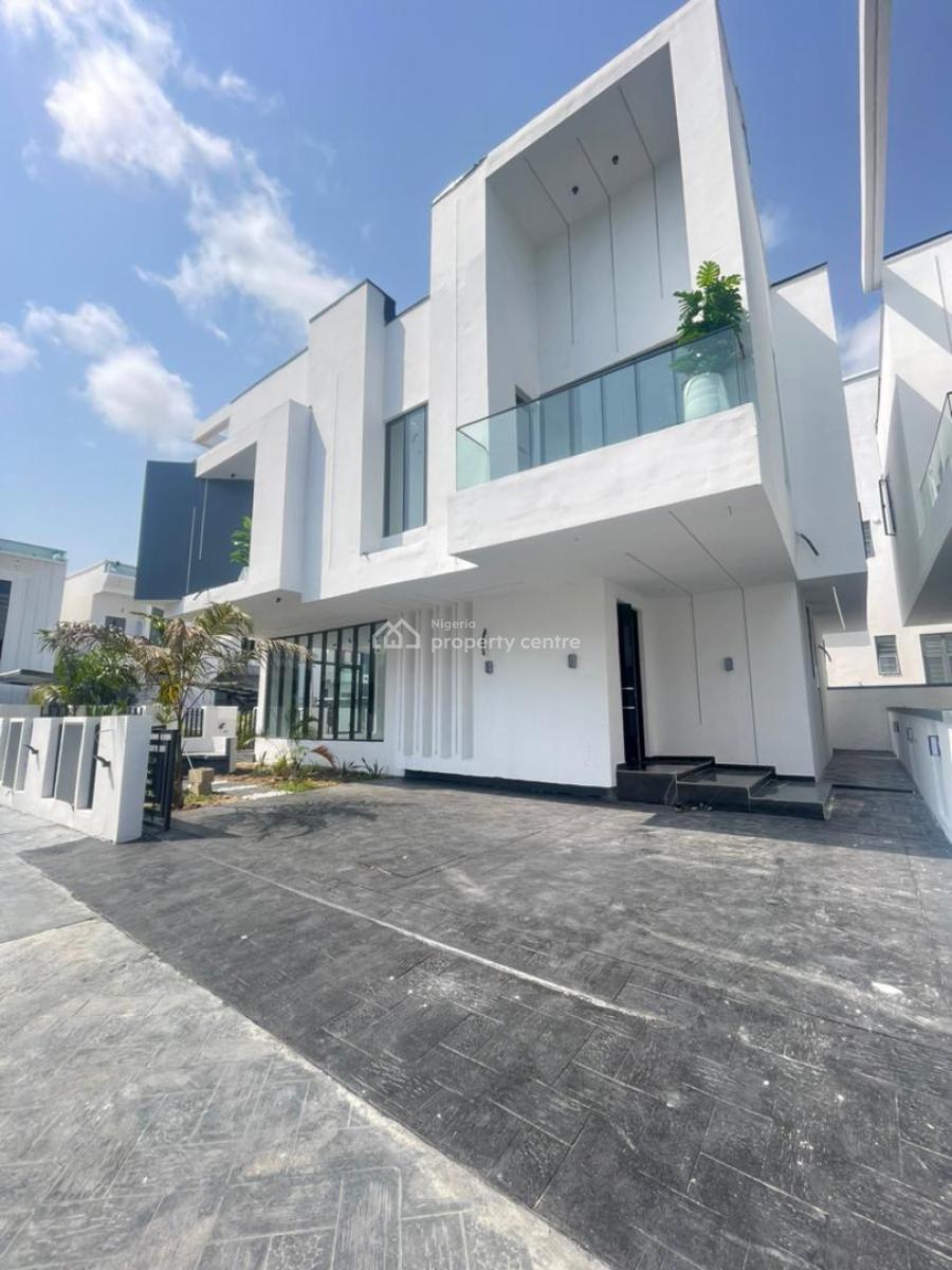 Aesthetically Pleasing Automated 5 Bedroom  Duplex with a Bq, Chevron, Lekki, Lagos, Detached Duplex for Sale