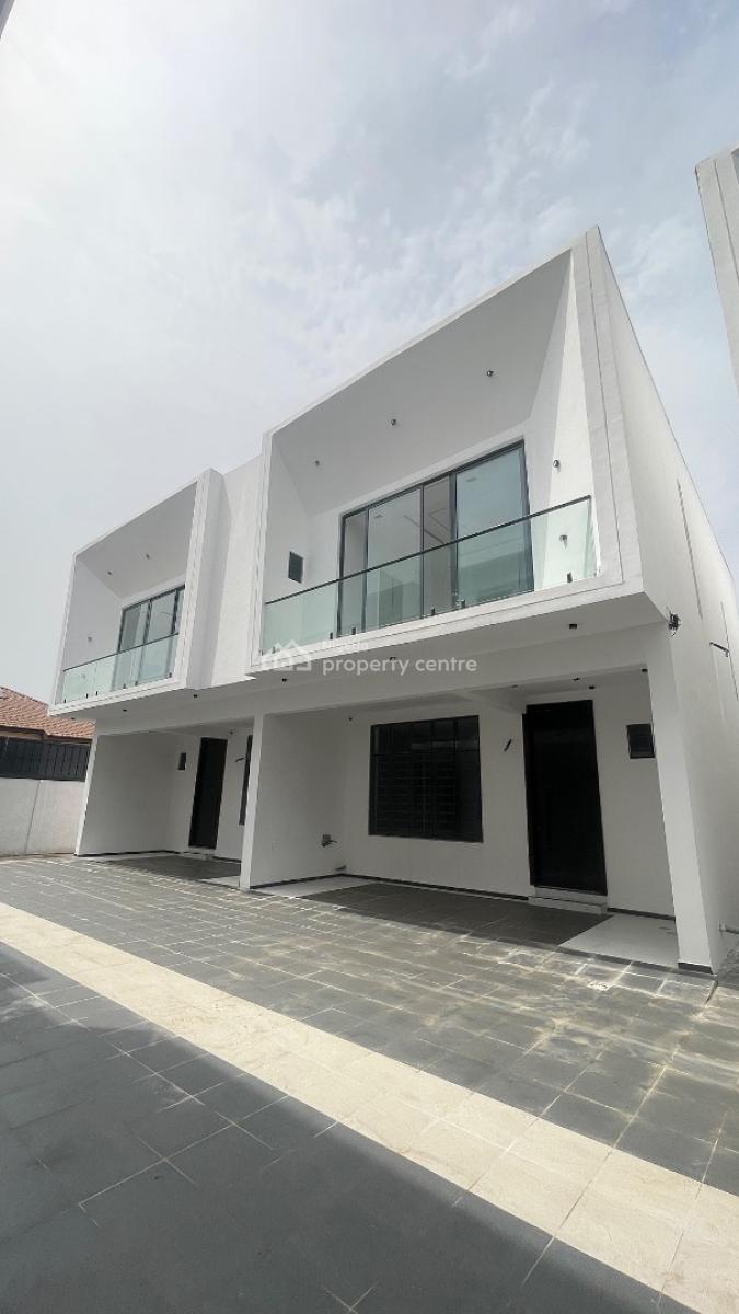Well Designed   4 Bedroom Semi Detached  with Bq, in a Serene Mini Estate, Ikota, Lekki, Lagos, Semi-detached Duplex for Sale