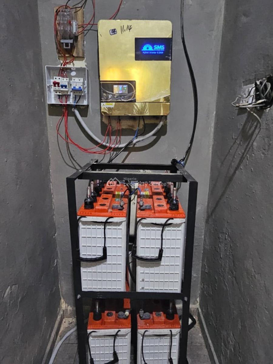 Furnished Service 4 Bedroom Terrace Duplex with Inverter and Mikano Gen, Mobil Road, Ilaje, Ajah, Lagos, Terraced Duplex for Rent