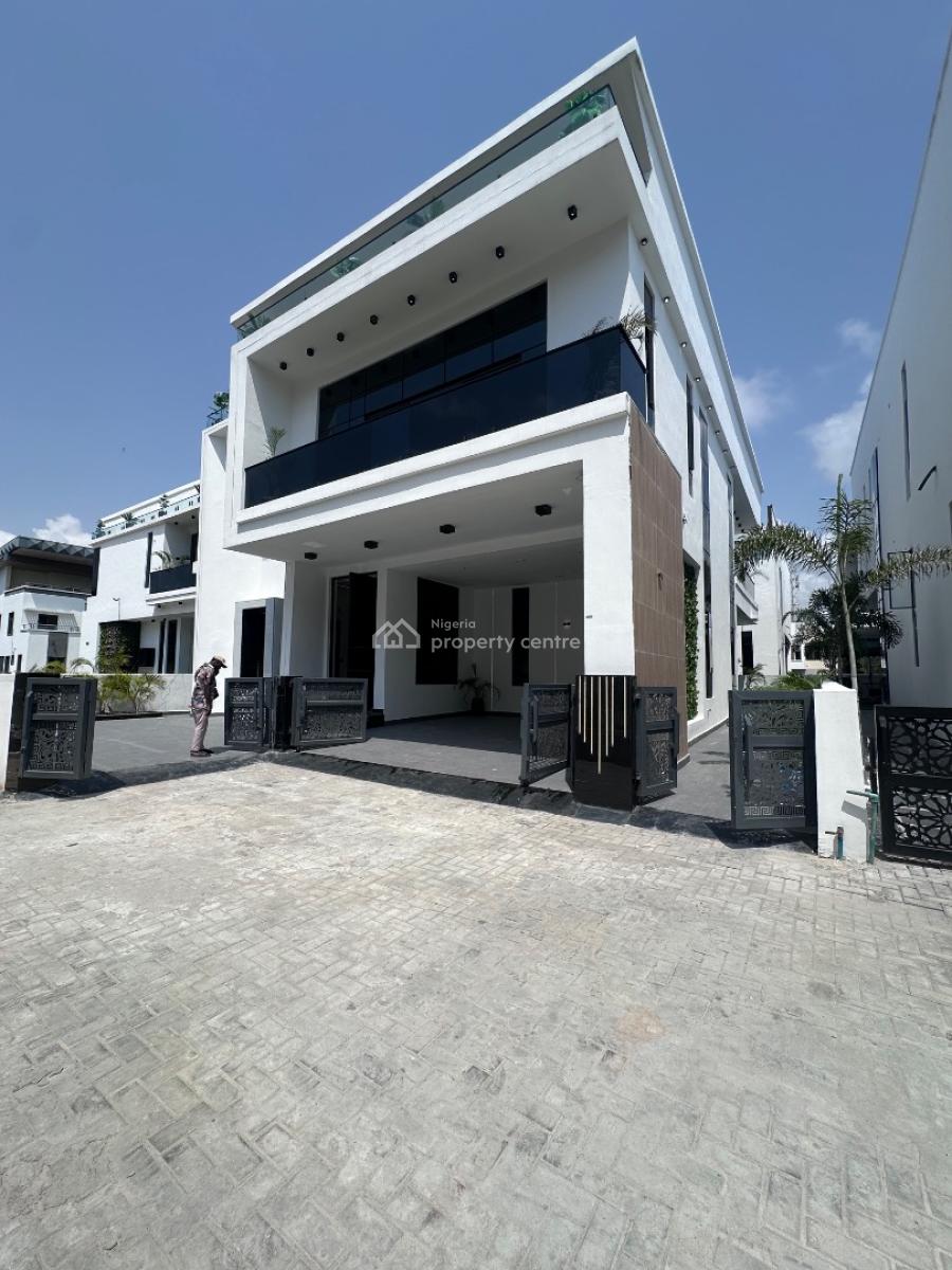 5 Bedroom Fully Detached Duplex with Bq, Chevron Toll Gate, Lekki, Lagos, Detached Duplex for Sale