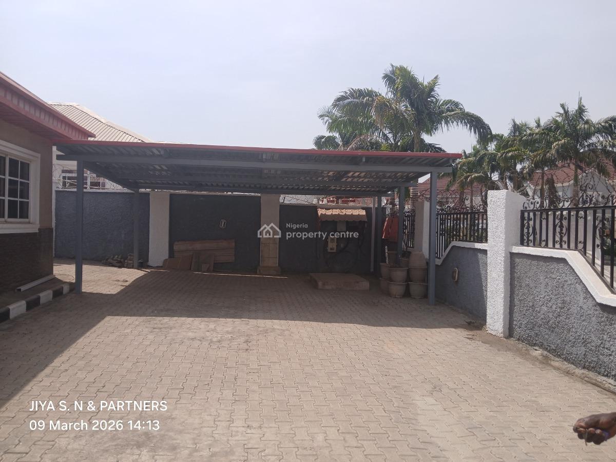 Well Renovated 3 Bedroom Fully Detached Bungalow with 2 Units Self Contain Bq, Suncity Estate, Galadimawa, Abuja, Detached Bungalow for Rent