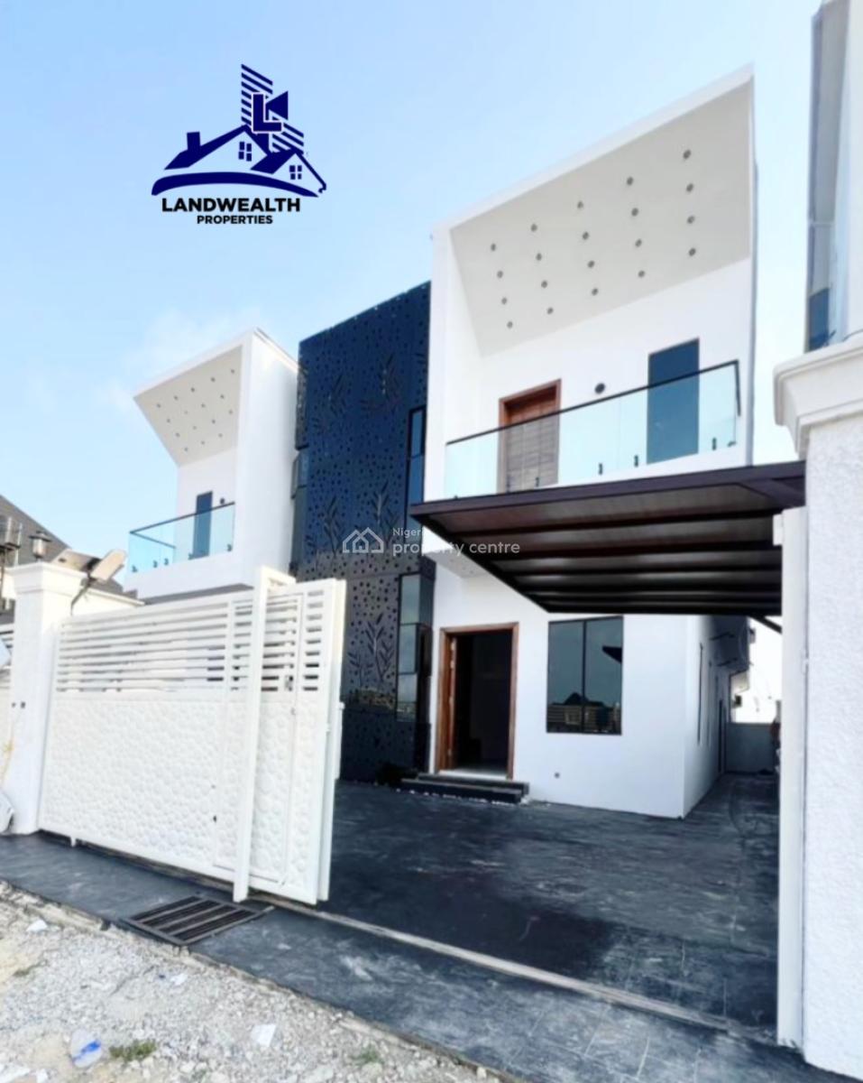 Newly Built 4 Bedroom Semi Detached Duplex with Bq, Secure Estate at Orchid, Lekki, Lagos, Semi-detached Duplex for Sale