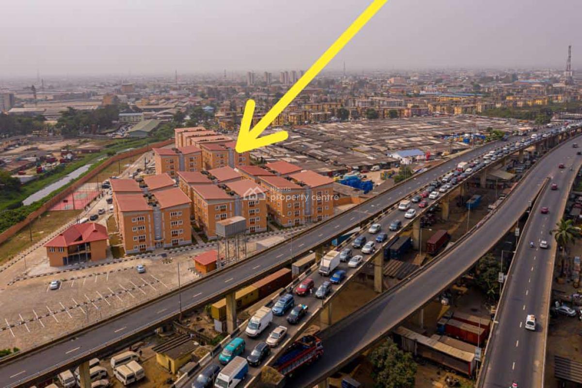 an Upgraded 2-bedroom Apartment with Pop on The Second Floor, Brf Estate Iponri, Iponri, Surulere, Lagos, Flat / Apartment for Sale