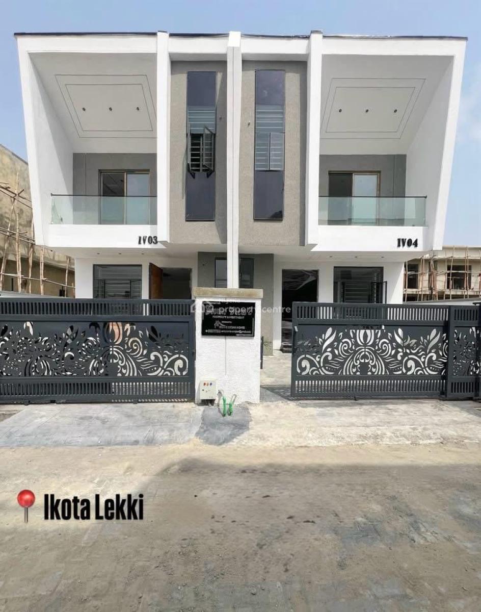 4 Bedroom Semi-detached Duplexes, Ikota, Lekki, Lagos, Semi-detached Duplex for Sale