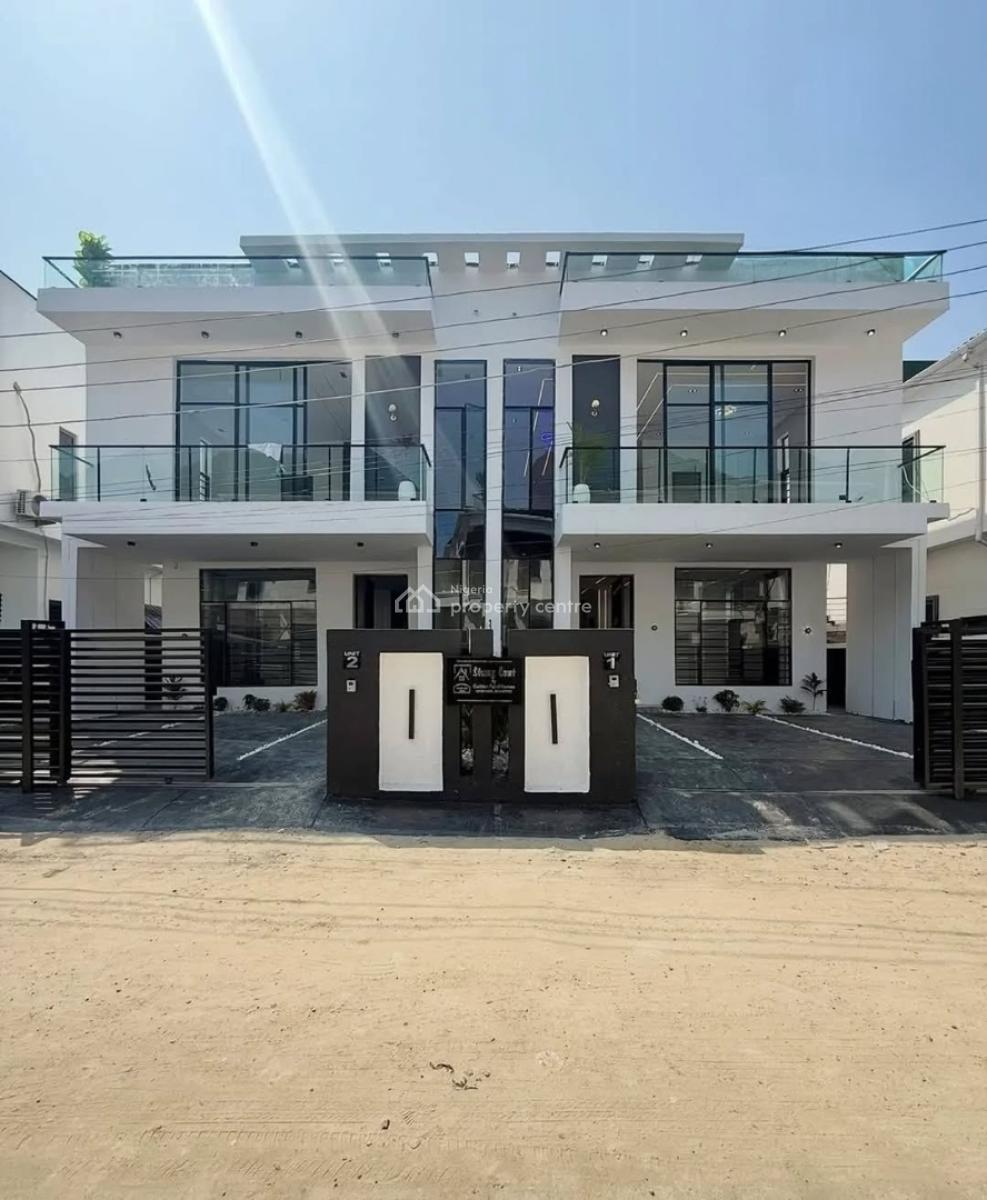 Four Bedroom Semi Detached Duplex with Bq, Ikota, Lekki, Lagos, Semi-detached Duplex for Sale