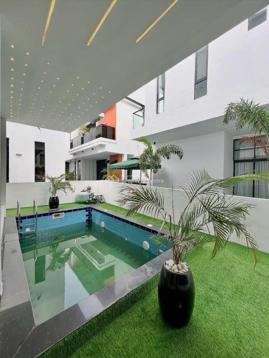 5 Bedroom Fully Detached Duplex with Swimming Pool & Gym, Chevron Toll Gate, Lekki, Lagos, Detached Duplex for Sale